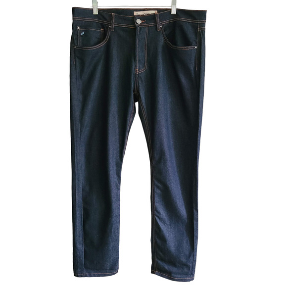 TAILOR VINTAGE Connecticut Originals Canaan Slim Fit Stretch Jeans Men's 38 x 30 - Picture 2 of 16